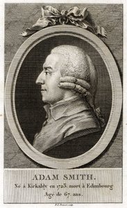 Adam Smith (1723-1790), skót filozófus és közgazdász portréja. alkotó: Unknown artist