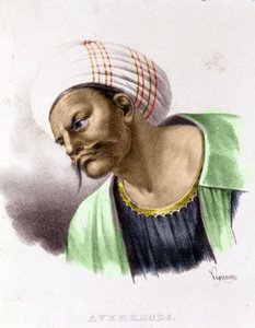 Averroes portréja (1126 - 1198). alkotó: Unknown artist