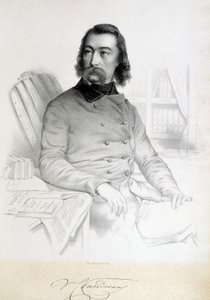 Barthelemy Prosper Enfantin, Enfantin atyaként ismert portré (1796-1864), Saint Simonien (Saint Simonien) alkotó: Unknown artist