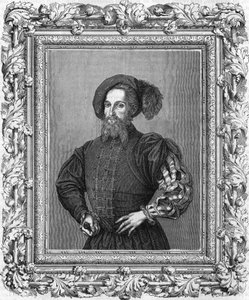 Cesare (Cesar) Borgia (1475-1507) portréja. alkotó: Unknown artist