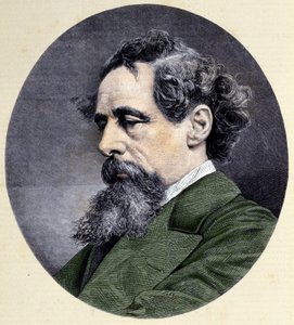 Charles Dickens (1812-1870) angol író portréja. alkotó: Unknown artist