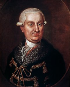 Franz Anton von Nostitz-Rieneck gróf (1725-1794), a Prágai Állami Színház alapítójának portréja 1783-ban (Frantisek Antonin arisztokrata portréja, Nostitz Rieneck gróf, aki az Estates Theatre-t vagy a Stavovske divadlo-t építette, Prága) Anonymous festmény alkotó: Unknown artist