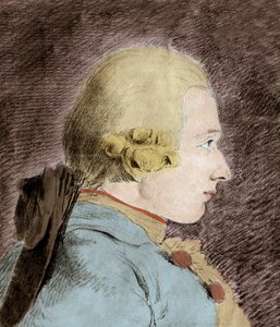 Donatian Alphonse Francois de Sade (1740-1814) portréja (Marquis de Sade) - Van Loo nyomán alkotó: Unknown artist