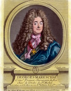 Georges Marechal (1658 - 1736), a király első sebészének portréja 1703 - 1719 között. 18. századi metszet. Magángyűjtemény. alkotó: Unknown artist