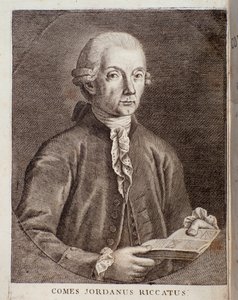 Giordano Riccati portréja (metszet) alkotó: Unknown artist