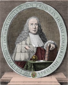 Giovanni Battista Morgagni (1682-1771) olasz orvos és anatómus portréja. Milánói. alkotó: Unknown artist