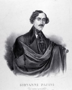 Giovanni Pacini olasz zeneszerző (1796-1867) portréja. alkotó: Unknown artist