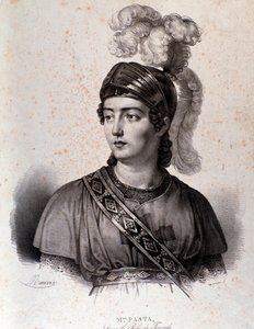 Giuditta Pasta portréja Tancrediben, Gioacchino Rossini munkája alkotó: Unknown artist