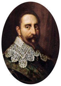 Gustave-Adolf (Gustave Adolphe) (1594-1632), 1611-től 1632-ig tartó svéd király portréja. Festmény. Padova, Padova Városi Múzeuma. alkotó: Unknown artist