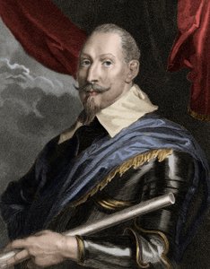 Gustave Adolphe (Gustave Adolphe) (1594-1632), svéd király portréja - II. Gustavus Adolphus 1594-1632, svéd király 1611-1632 - metszet - XIX. alkotó: Unknown artist