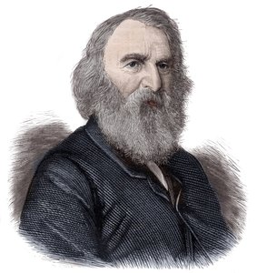 Henry Longfellow amerikai költő és oktató portréja alkotó: Unknown artist