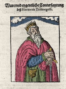 Hermész Trimegiszte (Triszmegisztosz), asztrológus portréja, alkotó: Unknown artist