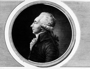 Jean Baptiste Anacharsis Clootz portréja (Jean-Baptiste alkotó: Unknown artist