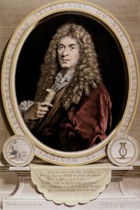 Jean Baptiste Lully (1632-1687) portréja. alkotó: Unknown artist