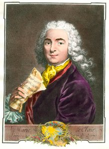Jean Marie Leclair (1697-1764) zenész, zeneszerző és a királyszoba balettmesterének portréja. 18. századi metszet. Magángyűjtemény alkotó: Unknown artist