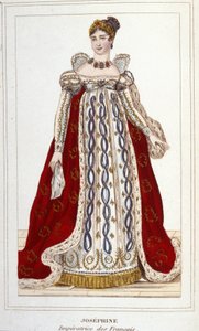 Joséphine portréja: Beauharnais Bonaparte (1763-1814), az 1830-as francia metszet császára alkotó: Unknown artist