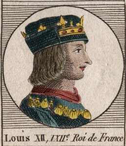 XII. Lajos király arcképe alkotó: Unknown artist