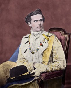 II. Lajos de Baviere portréja (Ludwig Otto Friedrich Wilhelm, Wittelsbach alkotó: Unknown artist