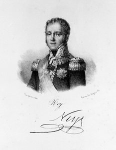 Michel Ney, Elchingen hercegének, Moszkova hercegének (1769-1815), Franciaország marsalljának portréja. századi metszet. alkotó: Unknown artist