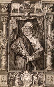 Muley Hazen (mór király), Thunes királyának portréja, akit megfosztottak királyságától, és V. Károly császár helyreállította, Tunézia 1535-ben. alkotó: Unknown artist