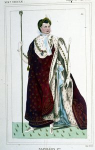 I. Napóleon (1769-1821) portréja császári jelmezben. alkotó: Unknown artist