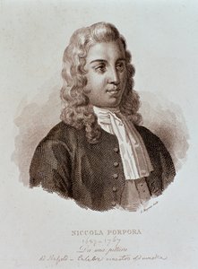 Niccola Porpora portréja (metszet alkotó: Unknown artist