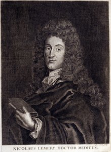 Nicolas Lemery (1645-1715) francia patikus és vegyész portréja. alkotó: Unknown artist