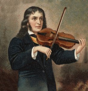 Nicolo Paganini (1782-1840) olasz hegedűművész portréja. alkotó: Unknown artist