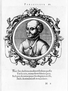 Philipp Aureolus Theophrastus Bombast von Hohenheim Paracelsus portréja alkotó: Unknown artist