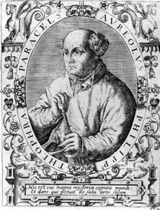 Philipp Aureolus Theophrastus Bombast von Hohenheim Paracelsus portréja alkotó: Unknown artist
