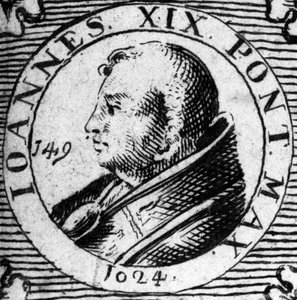 János pápa portréja (1024-1032). alkotó: Unknown artist