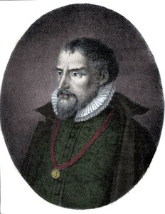 Roland de Lassus (Orlandus vagy Orlando di Lasso, 1531-1594 körül), francia-flamand zeneszerző portréja. alkotó: Unknown artist