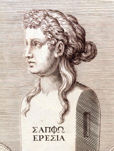 Sapho portréja (Sappho). alkotó: Unknown artist