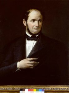 Saverio Mercadante (1795-1870) olasz zeneszerző portréja, névtelen festmény. La Scala Színház Múzeum, Milánó alkotó: Unknown artist
