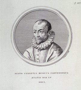 Scipione Cerreto portréja (metszet) alkotó: Unknown artist