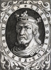 II. Thierry (? - 613), Burgundia és Ausztrália királyának portréja. alkotó: Unknown artist