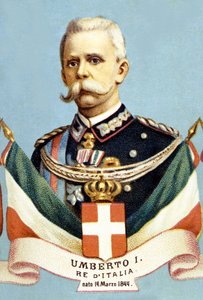 Umberto, Olaszország első királyának portréja (Humbert I alkotó: Unknown artist