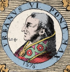 Urban VIA portréja (Bartolomeo Prignano) (Urbano sesto VI) alkotó: Unknown artist