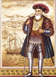 Vasco de Gama portréja. Kromolitográfia. alkotó: Unknown artist