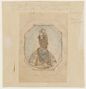 Egy mogul uralkodó portréja alkotó: Unknown artist