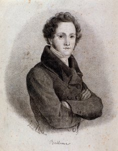Vincenzo Bellini olasz zeneszerző portréja (metszet. XIX. század) alkotó: Unknown artist