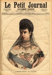 Mária Sophie Dagmar (1847-1928) dán hercegnő portréja, aki 1866-ban Mária Fedorovna (vagy Fiodorovna vagy Fedorovna), Alekszandr Alekszandrovics Romanov (1845-1894), vagy III. Sándor császár (cár) néven ment férjhez. Oroszország. Metszet „” Le alkotó: Unknown artist