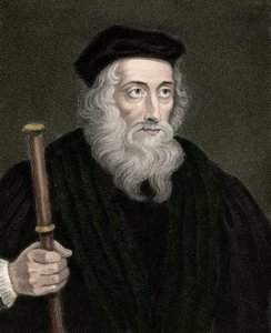 John Wyclif (vagy Wycliff vagy Wycliffe) angol teológus és reformátor portréja alkotó: Unknown artist