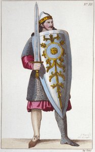 Roland nádor, Nagy Károly unokaöccse portréja. alkotó: Unknown artist