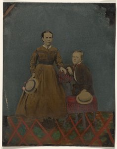 [Fiatal fiú és lány portréja] alkotó: Unknown artist
