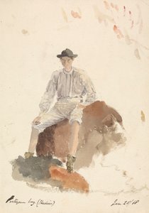 Portugál fiú (Madeira) 1868. január 25 alkotó: Unknown artist