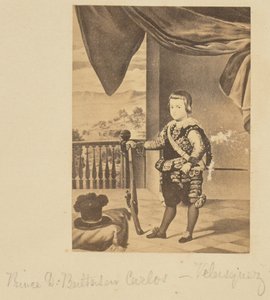 D. Baltasar Carlos Carlos - Velasquez herceg alkotó: Unknown artist