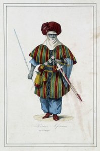 Afrikai herceg – Paul Jonhanneaud atya „A föld különböző népei” című művében, Librairie des Bons livres alkotó: Unknown artist