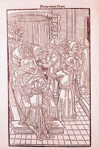 Valószínűleg II. Mehmed szultán 1481-ben (metszet alkotó: Unknown artist