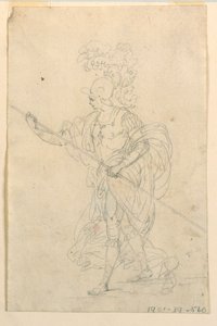 Projekt egy klasszikus harcos színházi jelmezéhez alkotó: Unknown artist